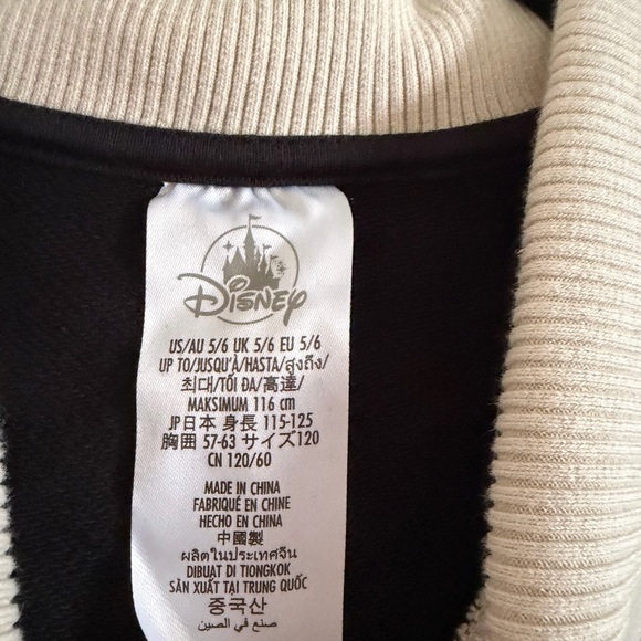 Disney Disneyland The Haunted Mansion Black Collared Sweater Dress Kids Girls - Picture 5 of 7